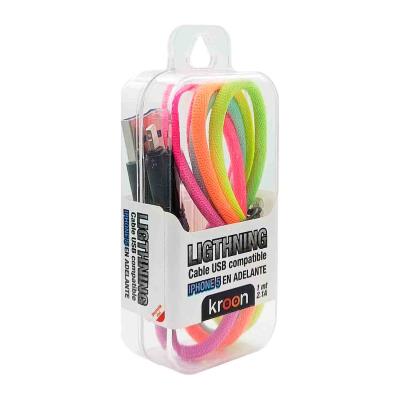 CABLE REFORZADO PARA IPHONE 2A KROON