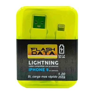 CABLE PARA IPHONE FLASH DATA 3.1A