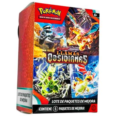 BARAJA POKEMON TCG ESCARLATA Y PÚRPURA LLAMAS OBSIDIANAS