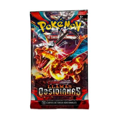 BARAJA POKEMON TCG ESCARLATA Y PÚRPURA LLAMAS OBSIDIANAS