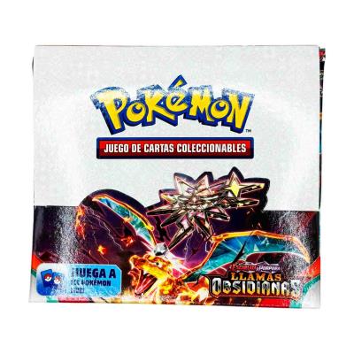 BARAJA POKEMON TCG ESCARLATA Y PÚRPURA LLAMAS OBSIDIANAS