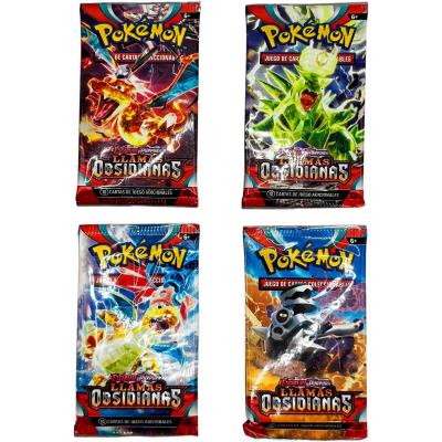 BARAJA POKEMON TCG ESCARLATA Y PÚRPURA LLAMAS OBSIDIANAS