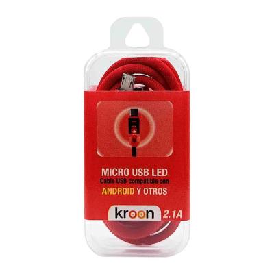 CABLE LED PARA ANDROID 2A KROON