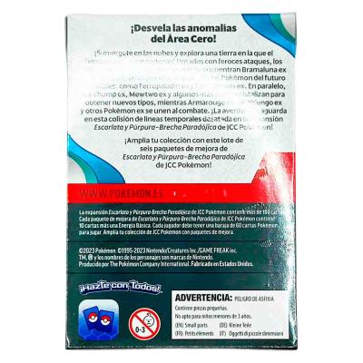 LOTE DE MEJORA POKEMON TCG ESCARLATA Y PÚRPURA BRECHA PARADÓJICA