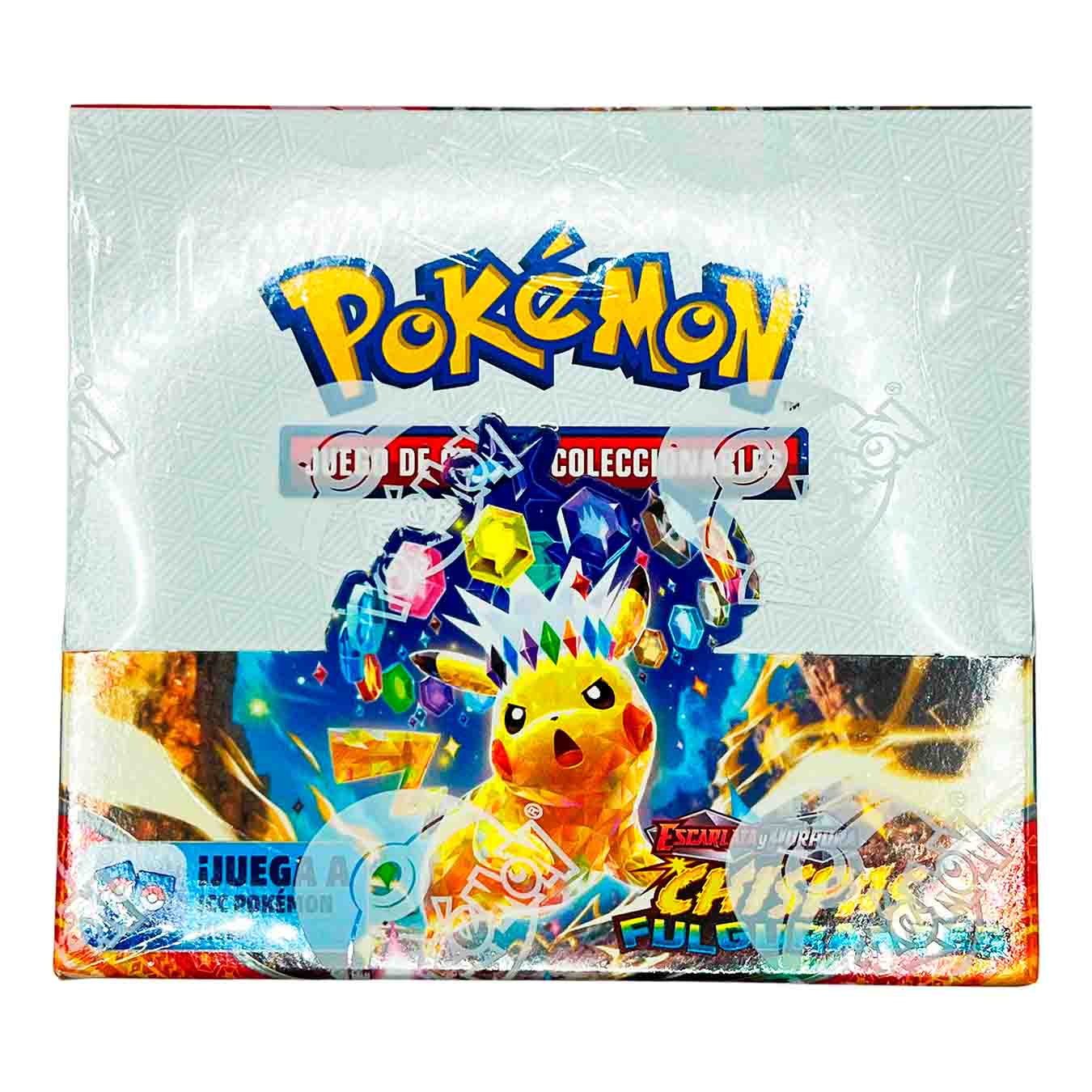 CAJA DE SOBRES POKEMON TCG ESCARLATA Y PÚRPURA CHISPAS FULGURANTES ...
